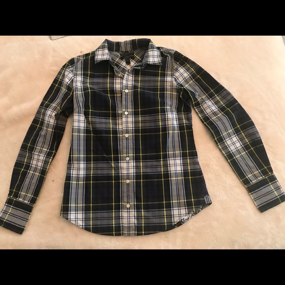 Plaid J Crew perfect shirt